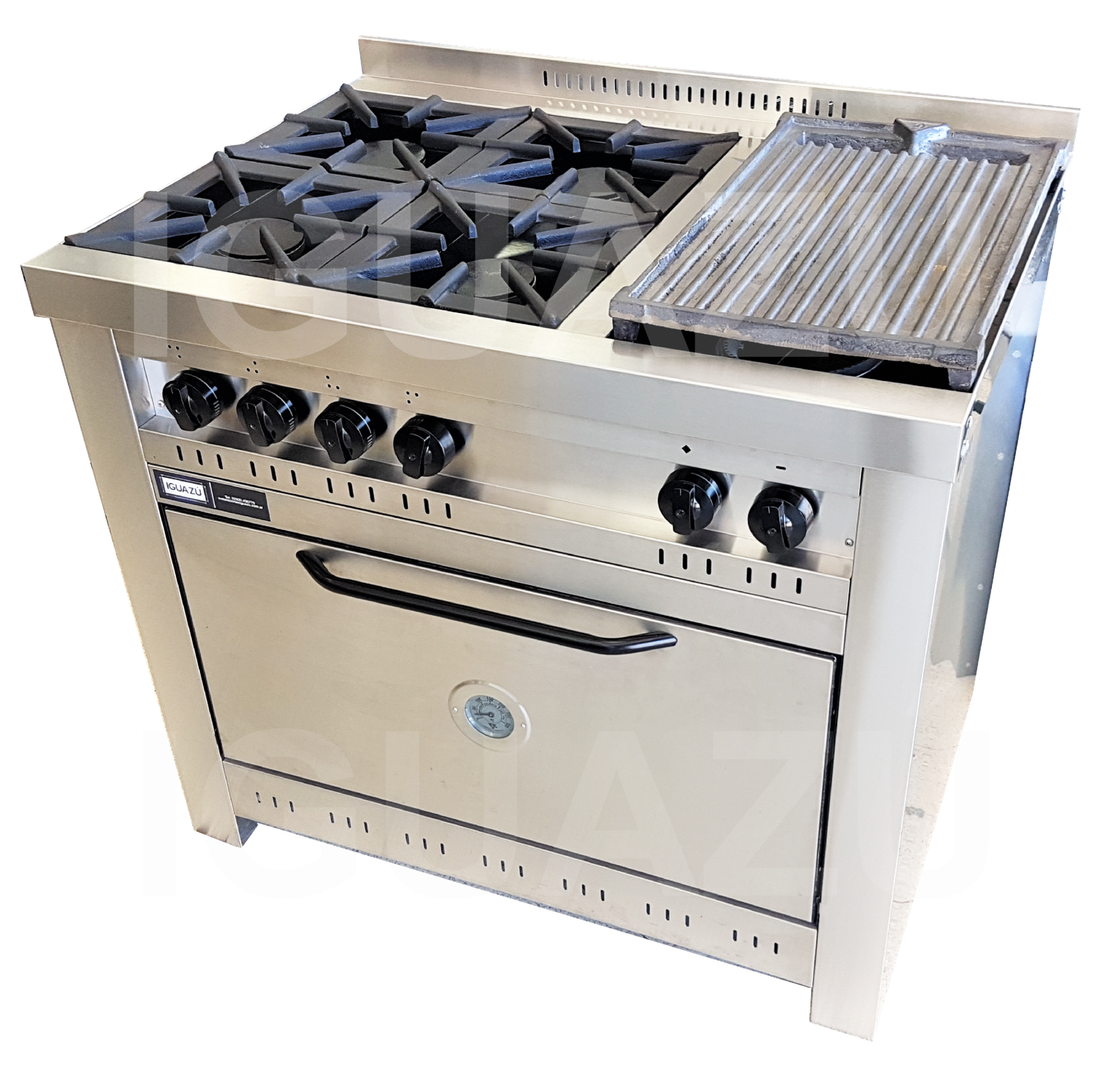 COCINA INDUSTRIAL 4 Y PLANCHA 1