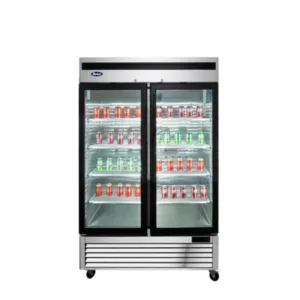 EXHIBIDOR DE CONGELADOS ATOSA 2 PUERTAS ACERO